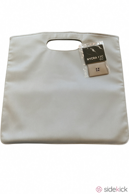 NWT Mycra Pac Aqua Iridescent Travel Raincoat Tote Carrying Bag + Spare Button M